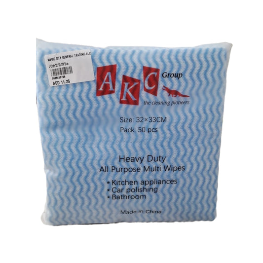 Heavy Duty All Purpose Multi Wipes. 50Pcs