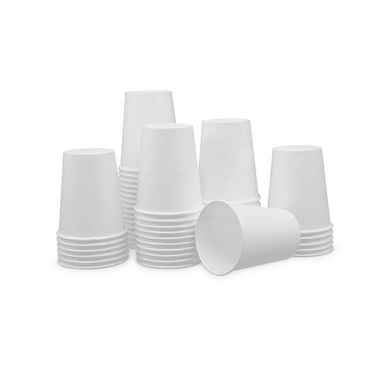 White Heavy Duty Paper Cups. 8oz 50pcs