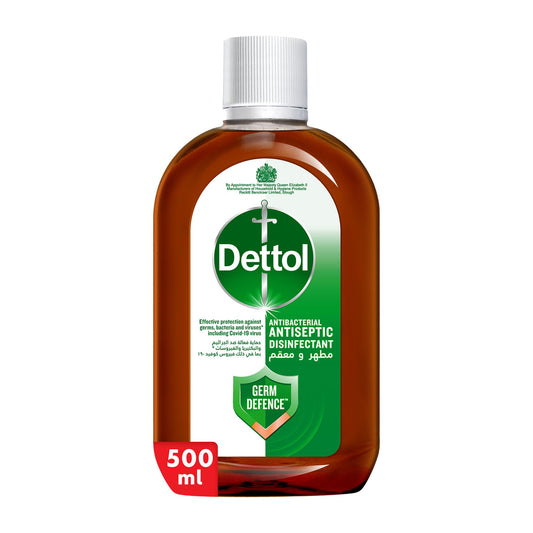 Dettol Antiseptic Antibacterial Disinfectant Liquid for Effective Germ Protection, Used in Floor Cleaning. 500ml