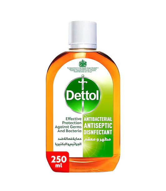 Dettol Antiseptic Antibacterial Disinfectant Liquid for Effective Germ Protection, Used in Floor Cleaning 250ml